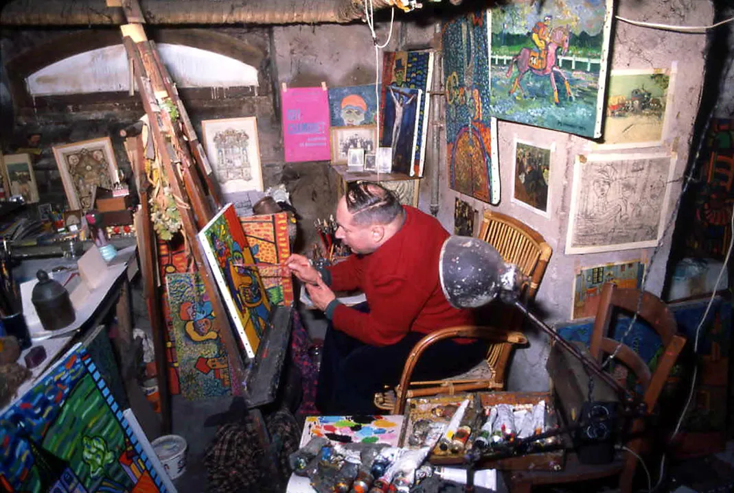 Guy dans son atelier