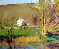 peinture : L'Ouche à Plombières