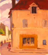 peinture : Angle rue du Chaignot-rue Berbisey
