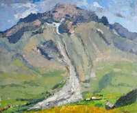 peinture : Le Setaz des prés