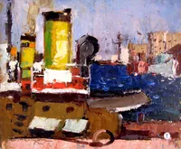 peinture : Remorqueur de St Nazaire