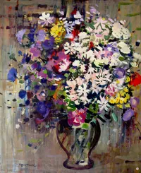 peinture : Bouquet. Fleurs des champs