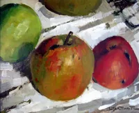 peinture : Pommes