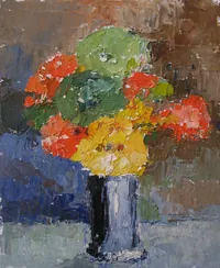 peinture : Bouquet