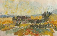 peinture : Clos de Vougeot 1
