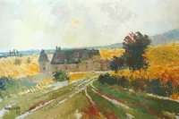 peinture : Clos de Vougeot 2