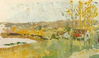 peinture : Lac de Panthier 1