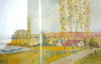 peinture : Lac de Panthier 2