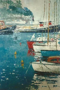 peinture : Port de Fos sur Mer 2