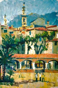 peinture : Menton