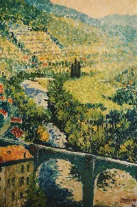 peinture : St Enimie