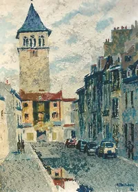 peinture : Eglise St Nicolas à Dijon