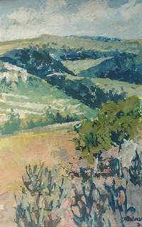 peinture : Ste Enimie