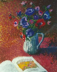 peinture : Les asters