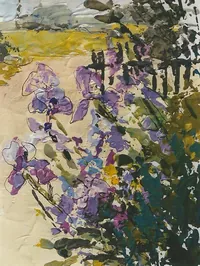 peinture : Les iris