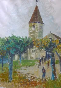 peinture : Eglise de Cheuge