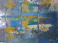 peinture : Mare de Francheville