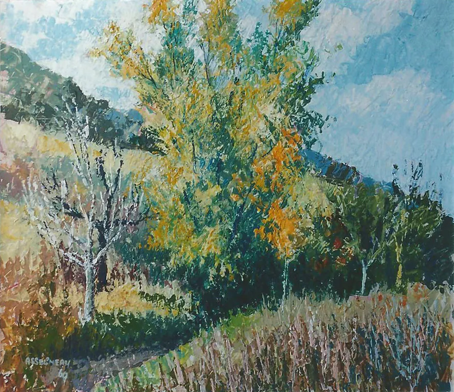 peinture arbres