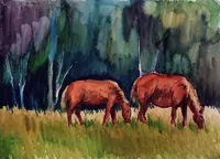 peinture : Les chevaux