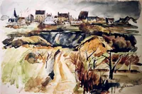 peinture : Vieilles carrières à Talant
