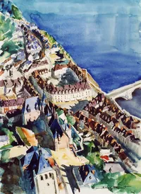 peinture : La Charité sur Loire