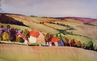 peinture : Village I