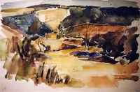peinture : Les carrières à Talant