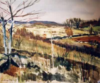 peinture : Terres brûlées
