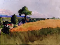peinture : Paysage d'été