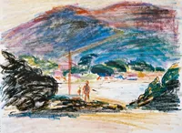 peinture : Plage de Campomoro I