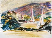 peinture : Plage de Campomoro II