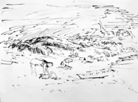 peinture : Plage de Portigliolo
