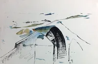 peinture : Vacances à Chalain I