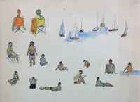 peinture : Vacances à Chalain II