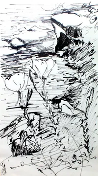 peinture : Plagistes à Chalain I