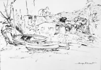 peinture : Berge du Rizzanese III