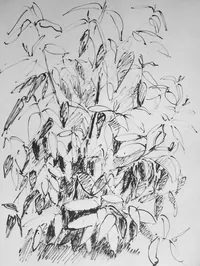 peinture : Verger II