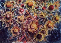 peinture : Chardons I