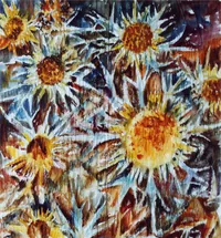 peinture : Les chardons