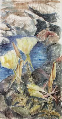 peinture : Œnothères I