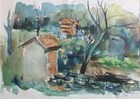 peinture : Abbaye de Baume III