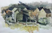 peinture : La scierie