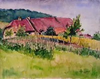 peinture : Le jardin