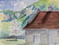 peinture : Maison du Père Bannier III
