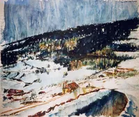 peinture : Neige