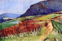 peinture : Chemin des vignes I