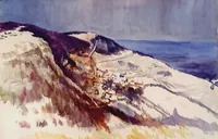 peinture : Paysage de neige I