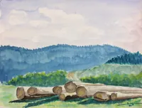 peinture : Grumes I