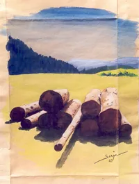 peinture : Grumes II