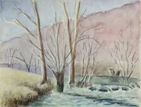 peinture : La crue